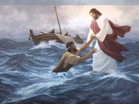 Jesús sobre las aguas